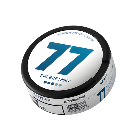 77 Nicotine Pouches Freeze Mint (Kopi).