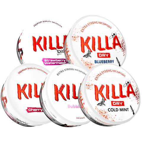 Killa Mixpack  – nikotiinipussit tölkki