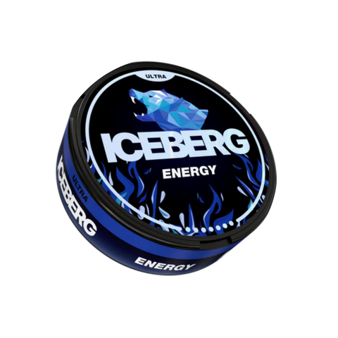 Iceberg Energy 70 mg – nikotiinipussit tölkki
